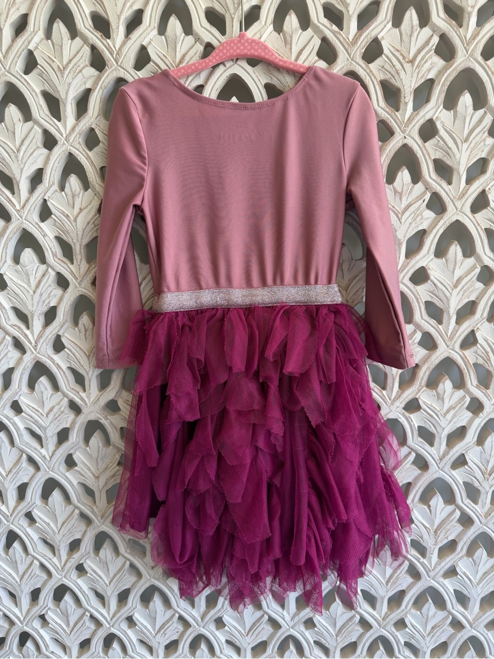 Disney Frozen II Anna Tulle Dress Girls 4T - Picture 2 of 5
